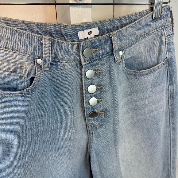 BP Jeans Nordstrom Women’s 27 Responsible Cotton High Rise Button Fly Mom Jeans - Picture 13 of 13